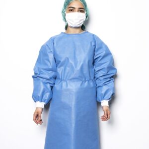 Level 2 Blue Disposable Surgical Isolation Gowns - Large (60 per carton)