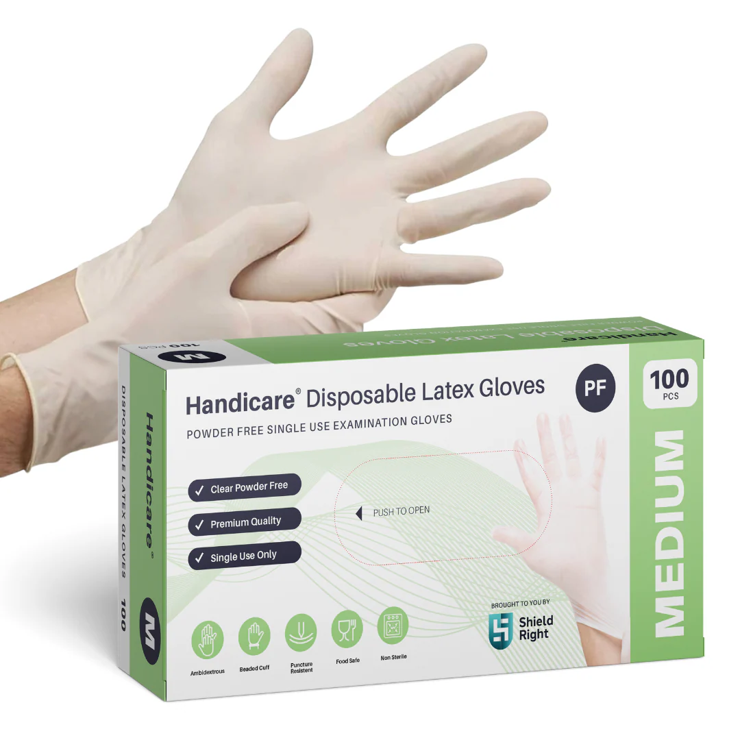 Powder Free Latex Disposable Gloves (1000 per carton)