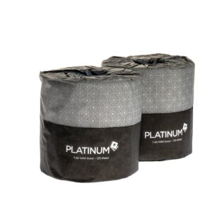Caprice Platinum Toilet Roll 2 Ply 400 Sheet, Individually Wrapped (48 per carton)